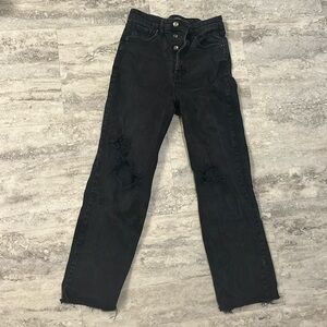 Wild fable black distressed jeans